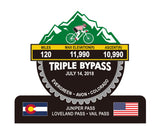 Triple Bypass 2018, CO - Trophies