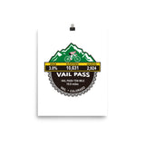 Vail Pass - Vail, CO Photo paper poster