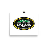 Loveland Pass Highway 6 - Georgetown, CO Photo paper poster